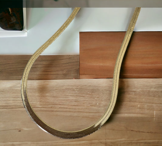 Collar chapado en oro de 8 pulgadas - 18c