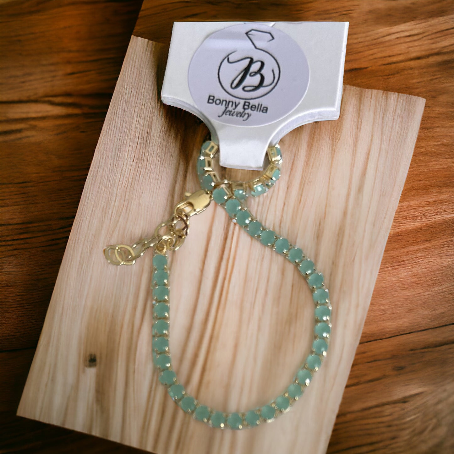 Pulsera Piedra Verde Oscuro verde claro/ azul/beijge/rojo